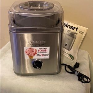 Cuisinart ice cream,frozen yogurt,sorbet maker